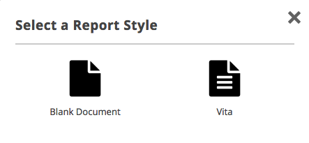 select report style