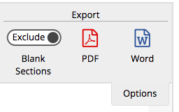 export options