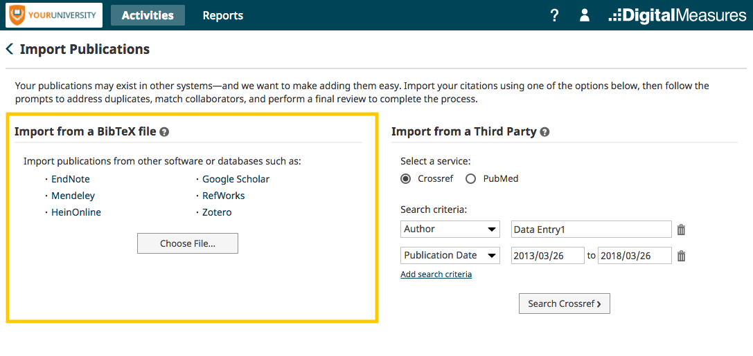 Bibtex Imports In Faculty Success Watermark